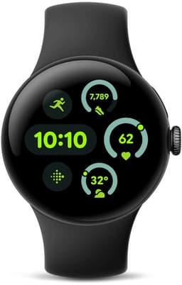 Google Pixel Watch 3 - 45mm - LTE - Black — thumbnail 1