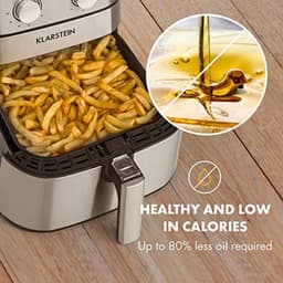 Hot Air Fryer 1700 Watt - Gezond Bakken Met Temperatuurinstelling en Timer - XXL Capaciteit 5.4L — thumbnail 6