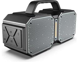 Draadloze Bluetooth luidspreker 60W met 32 uur batterij, IPX6 waterdicht voor buiten en feestjes