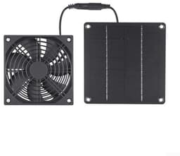 Zonne-ventilator 50W voor Huiskamer, Kantoor of Tuin - Energiezuinige Uitlaatventilator met Zonnepaneel — thumbnail 1