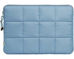 Selencia Puffy Laptop Sleeve - Laptop Hoes geschikt voor 15 / 15.3 / 15.6 / 16 / 16.2 inch - Slate Blue