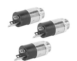 Allecta - Hoofdtelefoon Vrouwelijke Aansluiting 3,5 mm Stereo Plug met Moer, Hoge Temperaturen Weerstand, Computer TELEVISIE Huishoudelijke Apparatuur 20 stuks.