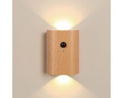 Oplaadbaar nachtlampje met bewegingssensor - Draagbare LED-wandlamp met magnetische bevestiging en dubbele detectiemodus - Ideaal voor gangen, trappenhuizen en slaapkamers - Werkt op batterijen