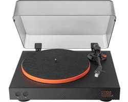 JBL Spinner - Bluetooth Platenspeler - Draaitafel voor Vinyl LP - Met Phono Voorversterker - 33/45 RPM - Aluminium Design - Zwart