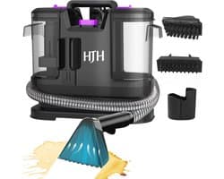 Waszuiger en Tapijtreiniger met Sterke Zuigkracht - 450W Dierenhaarborstel en Slangreinigingsgereedschap