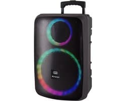 Draagbare Draadloze Party Speaker met Microfoon, 90W, Bluetooth en Multicolor Lichteffecten