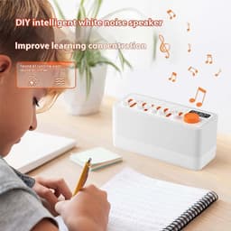 3-in-1 Draagbare Slaaphulp Machine - 8 Natuurlijke Geluiden + 12-Kleur RGB Nachtlamp + Timer - Witte Ruis Machine / Bluetooth Speaker / Decompressie Apparaat - Ideaal voor Slaapverbetering, Relaxatie & Thuis — thumbnail 3