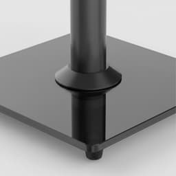 Speaker standaard - set van 2 - verstelbaar 72-95 cm - zwart — thumbnail 3