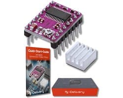 Stepper Motor Driver Module met Heatsink voor 3D printers, CNC en Arduino