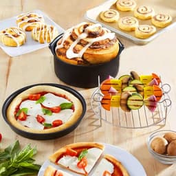 Ronde Bakvorm voor Airfryer en Oven - Taartvorm, Pizzaplaat en Bakemmer in Diverse Maten — thumbnail 4