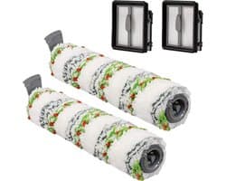 Geschikt voor gebruik met de rolborstel en het filter (groene pet-uitvoering) van de Bissell CrossWave X7 Pet Pro 2955N en 3479N multifunctionele nat-/droogzuigers.