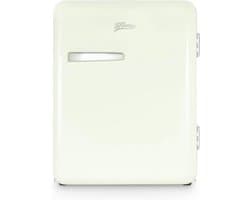 Compacte Mini Koelkast Vintage Design 31L - Stille Drankenkoeler met Instelbare Temperatuur