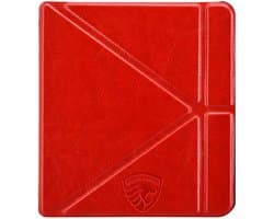 Origami Sleepcover Geschikt voor Kobo Sage Hoes Rood * - ereader hoesje - cover