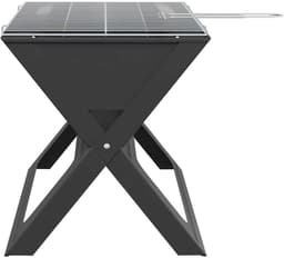 vidaXL - Buitengrill - Zwart - 46 - x - 31 - x - 31 - cm - Staal — thumbnail 3
