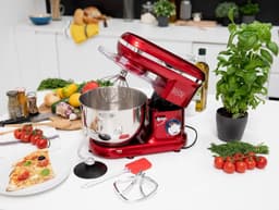 Krachtige 1500W Keukenmachine RVS Kom 5.5L - 6 Snelheden & 4 Accessoires — thumbnail 5