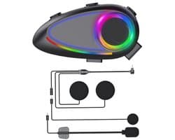 Waterdichte Bluetooth Headset met Lange Accuduur en Spraakassistent - Ideaal voor Outdoor Activiteiten en Motorrijden