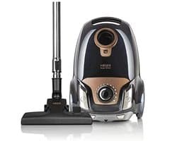 Stofzuiger 750W met 4 liter capaciteit - Zwart en Stil