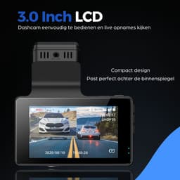 AZDome M63 Lite 1CH dashcam - Ultra 4K resolutie - Wifi - Parkeermodus - 3,0 inch IPS lcd - dashcam voor auto — thumbnail 14