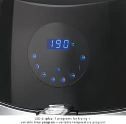Hot air fryer 2.5 liter - 7 programma's - LED-display - 1500 W — thumbnail 2