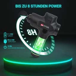 Massagepistool met Warmtekop en Verwisselbare Accu - 7 Massagekoppen en USB-Oplaadfunctie — thumbnail 5
