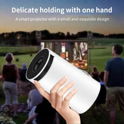 Mini Projector Beamer | Draagbare Beamer |Projector | Hy300 | 4K | Android 11 Dual Wifi | Home Cinema Outdoor | Projector | Beamer | Makkelijk mee te nemen | 180-graden Rotatie - mini beamer — thumbnail 3