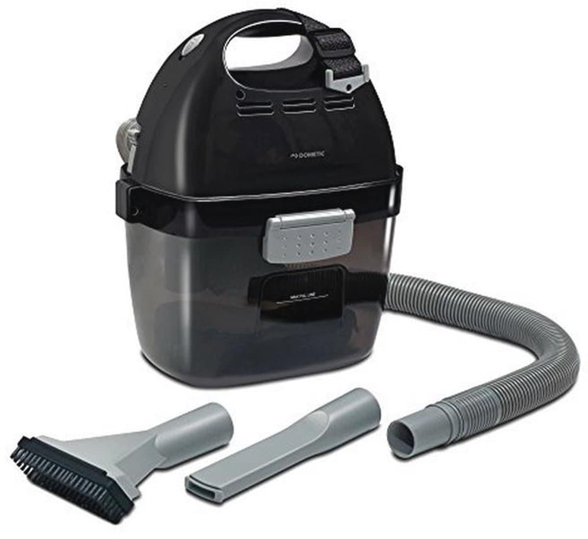 Draagbare Nat-Droog stofzuiger met 12V accu voor camping en auto — afbeelding 1