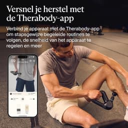 Diepweefmassagepistool voor Pijnverlichting - Elektrisch Percussiemassageapparaat met Bluetooth — thumbnail 3