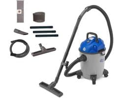 Compacte Nat- en Droogzuiger 20L - Krachtige en Veelzijdige Stofzuiger met Accessoires