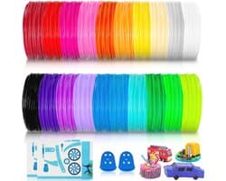 3D Pen Filament Vullingen - 20 Kleuren 1.75mm voor Creatieve Projecten