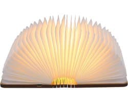 Decoratieve Opvouwbare Boekenlamp – Warm Witte LED Tafellamp met USB Opladen