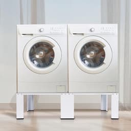Verstelbaar Metalen Onderstel voor Dubbele Wasmachine en Droger — thumbnail 2