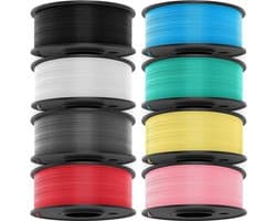 PLA 3D Printer Filament 1.75mm Multicolor Set 2KG (8x250g)