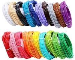 3D Pen Filament Set PLA 1,75 mm - 20 Kleuren x 10 Meter Totaal 200m