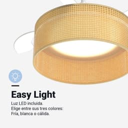 Stille Plafondventilator met Verlichting en Afstandsbediening - Ø 104 cm — thumbnail 1