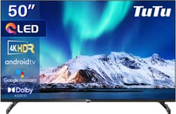 TuTu Android Smart TV - QLED 4K Ultra HD - 50 inch/127 cm - Frameless Design - Tripple Tuner DVB-T/T2/S/S2/C - HDMI x3, USB x2, CI+ - Voice Controle & Streaming apps - Geassembleerd in Eindhoven - TUQ50UN1 — thumbnail 1