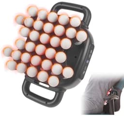 Professioneel massagepistool met 34 koppen, 2000 mAh accu, 9 massagemodi en 20 snelheden voor diepe ontspanning — thumbnail 1