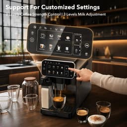 Innovastore Koffiemachine - Espressomachine - Koffiebonenmachine - LatteGo Melksysteem - Koffiezetapparaat - 8 koffiemenu's -Zwart — thumbnail 2