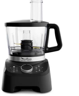 Moulinex DoubleForce Foodprocessor, 1000 W, 28 Functies, Kom 3 L, Blender, Zwart, FP8318F0 — thumbnail 5