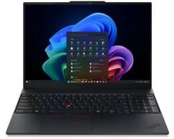 Lenovo ThinkPad E16 Gen 4 (Intel) Intel Core 5 320 Laptop 40,6 cm (16) WUXGA 16 GB DDR5-SDRAM 512 GB SSD Wi-Fi 7 (802.11be) Windows 11 Pro Zwart Engels