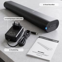 Vizual Soundbar – Soundbars voor TV – TV Speakers – Sound Bar – Soundbar met Bluetooth 5.3 – AUX – Compact 56 cm – Zwart — thumbnail 5