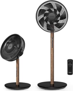 Stille Staande Ventilator - Torenventilator Verstelbaar - Ruimte Koelen - 128dB Geluidsniveau - 1980 m³/h - Zwart — thumbnail 1
