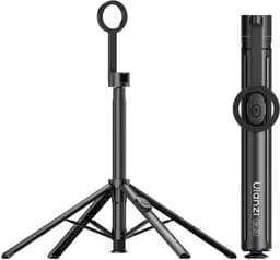 Ulanzi SK-21 Selfie Stick Statief - Uitschuifbaar van 30 tot 180 cm - Quadripod met auto-Open functie - Magnetisch MagSafe statief - Ingebouwde bluetooth remote - Zwart — thumbnail 1