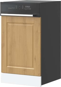 Vaatwasser Paneel - Frontpaneel Vaatwasser - Keuken Integratie - Hout Look Eiken - 45x1.5x67 cm - Eiken — thumbnail 1