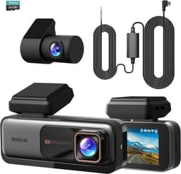 Dashcam voor auto - Zwart - G980H-set - 4K + 2K Dual Camera met GPS en Wifi - Met 24/7 Parkeerbewaking en Nachtzicht — thumbnail 1
