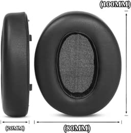 SBG Oorkussens Geschikt voor Sony WH-XB910N - Vervangende Koptelefoon Hoofdkussens - Hoofdtelefoon Vervanging - Zwart — thumbnail 5