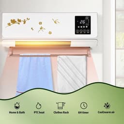 Wandventilator - Draagbare ventilator - Ruimte Koelen - Energiebesparend - 544 x 198 x 114 cm - Wit — thumbnail 5