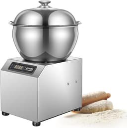 Deegmengmachine - Keukenmixer - Bakken Thuis - Bidirectionele Rotatie - 8 kg Capaciteit - Zilver — thumbnail 1