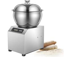 Deegmengmachine - Keukenmixer - Bakken Thuis - Bidirectionele Rotatie - 8 kg Capaciteit - Zilver