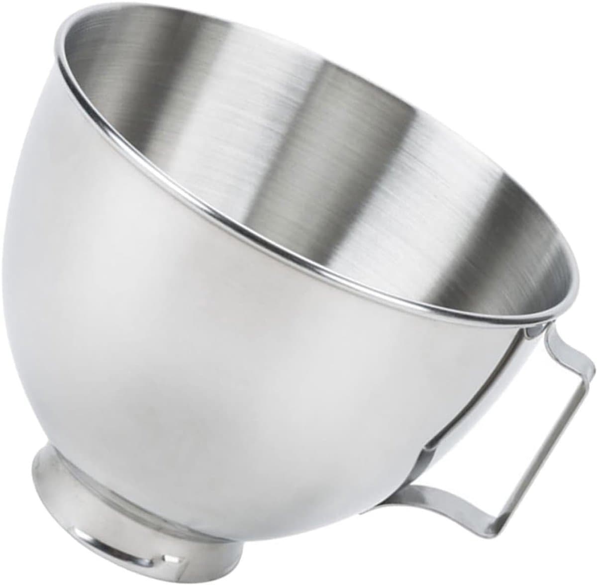 Roestvrijstalen Mengkom - Keukenmachine Kom - Bakken en Mixen - Vaatwasmachinebestendig - 22 cm Diameter - Zilver — afbeelding 1