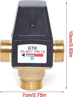 Thermostatische Mengkraan met Drie Standen (35~60°C) - Mengkraan voor Warm en Koud Water en Bescherming Tegen Verbranding — thumbnail 5